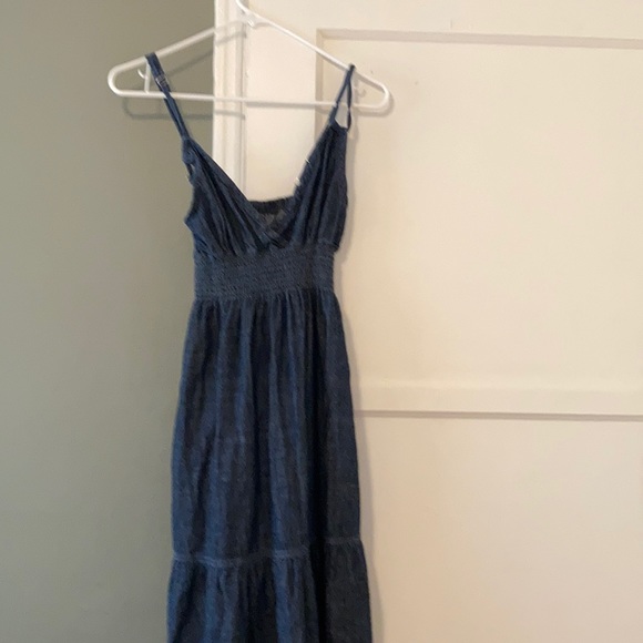 Blue Asphalt Navy Blue Tiered Maxi Dress - Picture 10 of 16